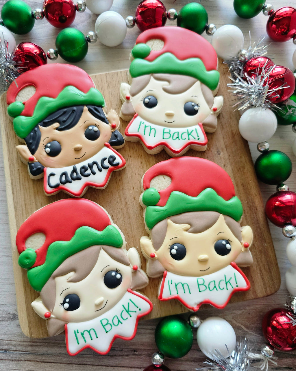 Girl Elf Cookies