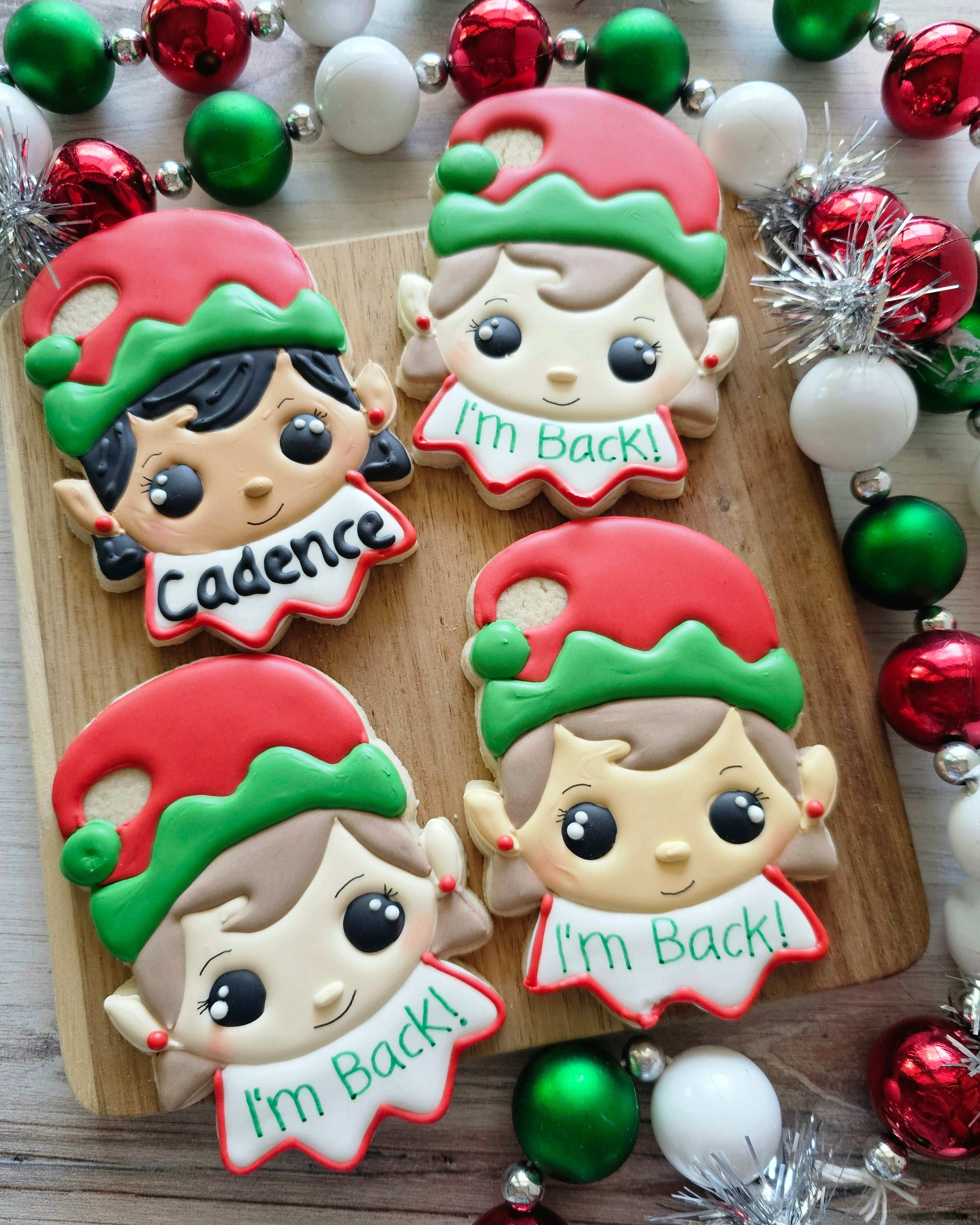 Girl Elf Cookies