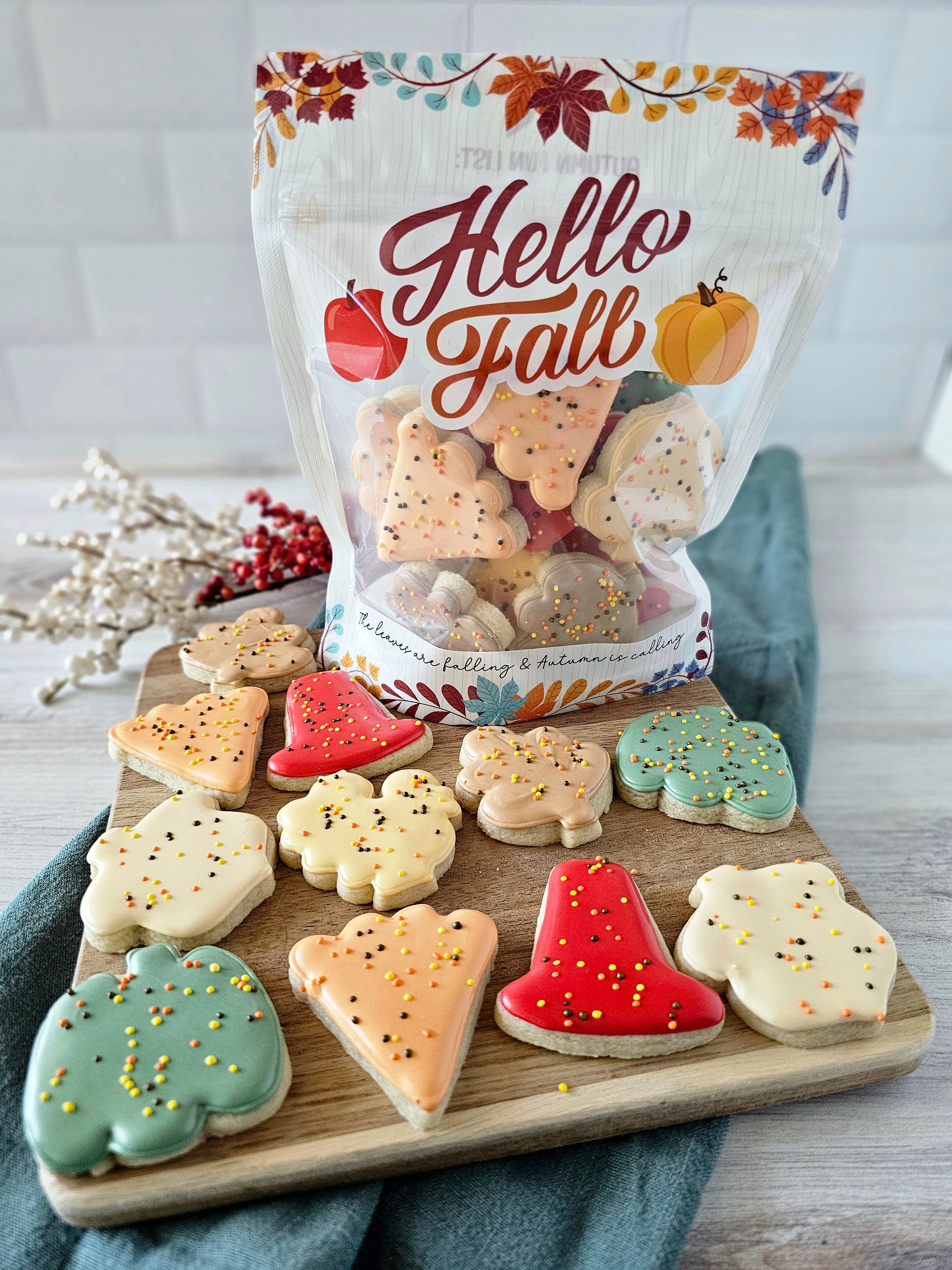 Bag of Fall "Circus Style" Cookies