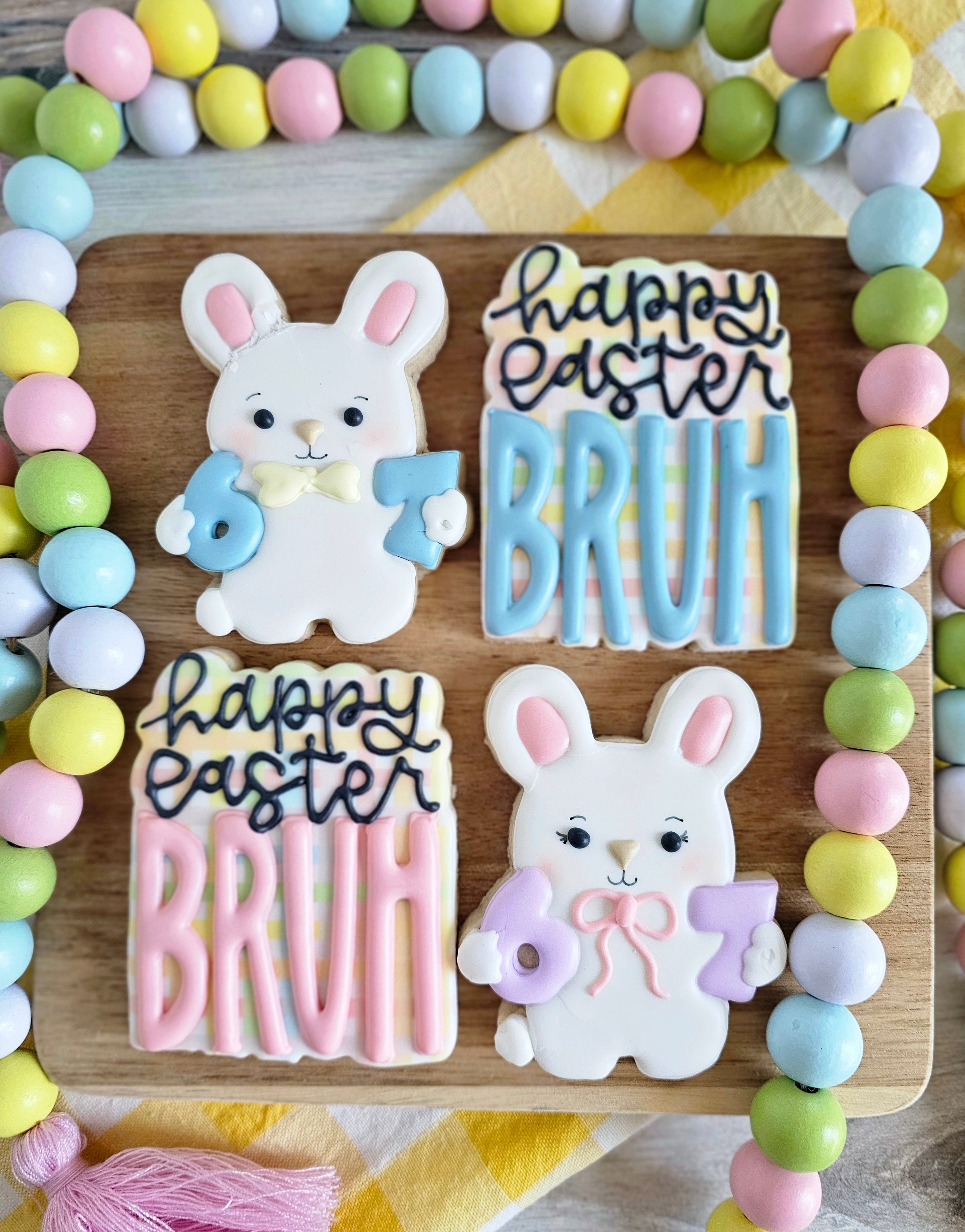 Happy Easter Bruh cookie set