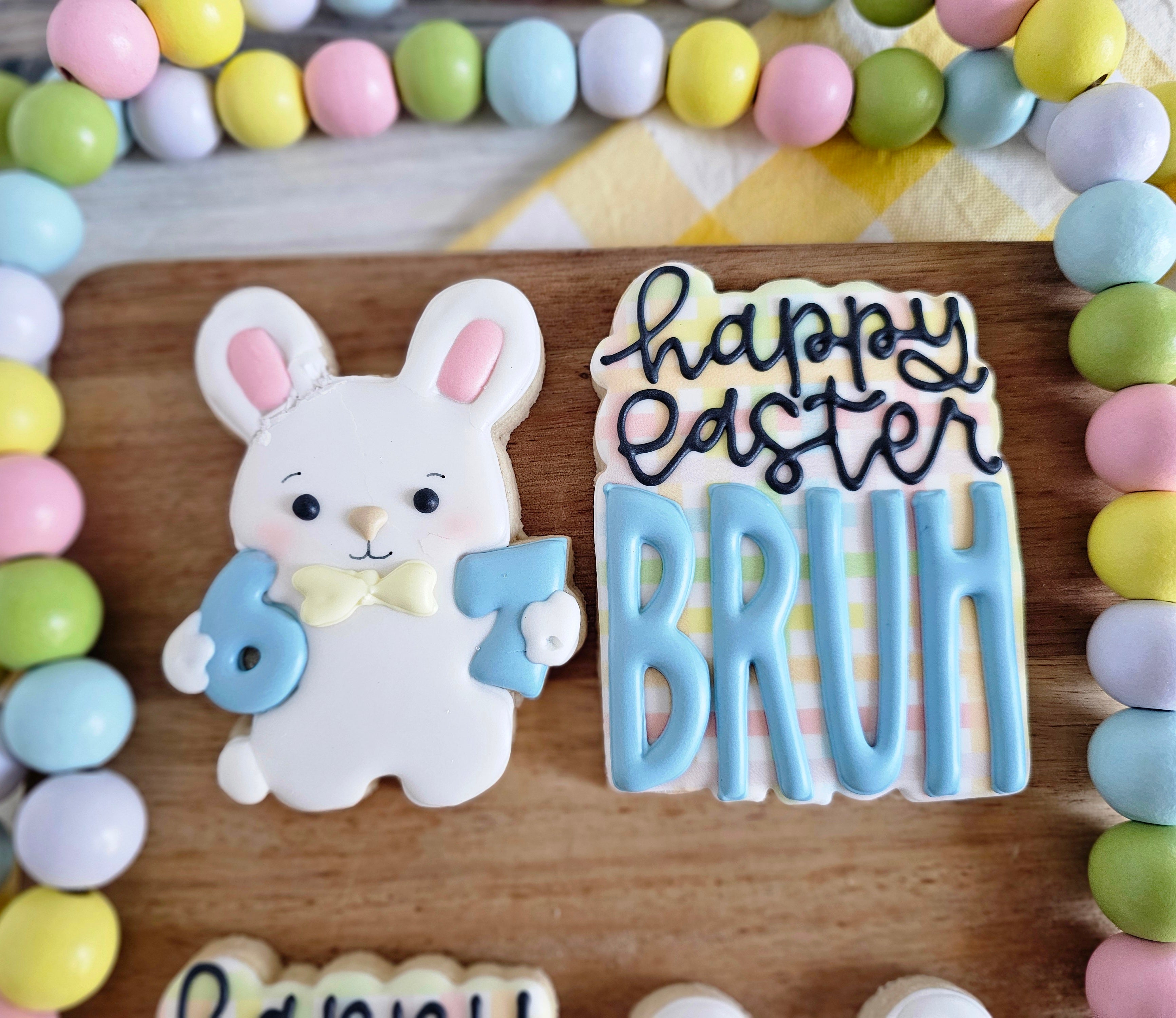 Happy Easter Bruh cookie set