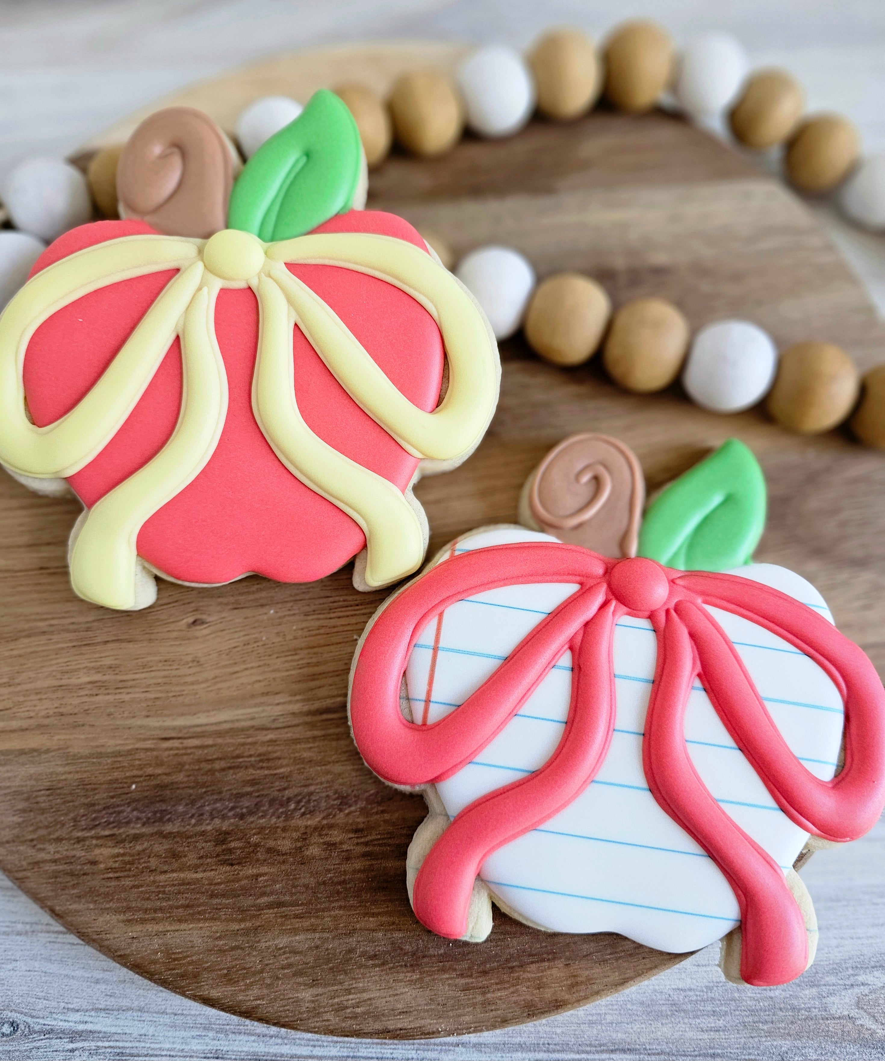 Single apple cookie