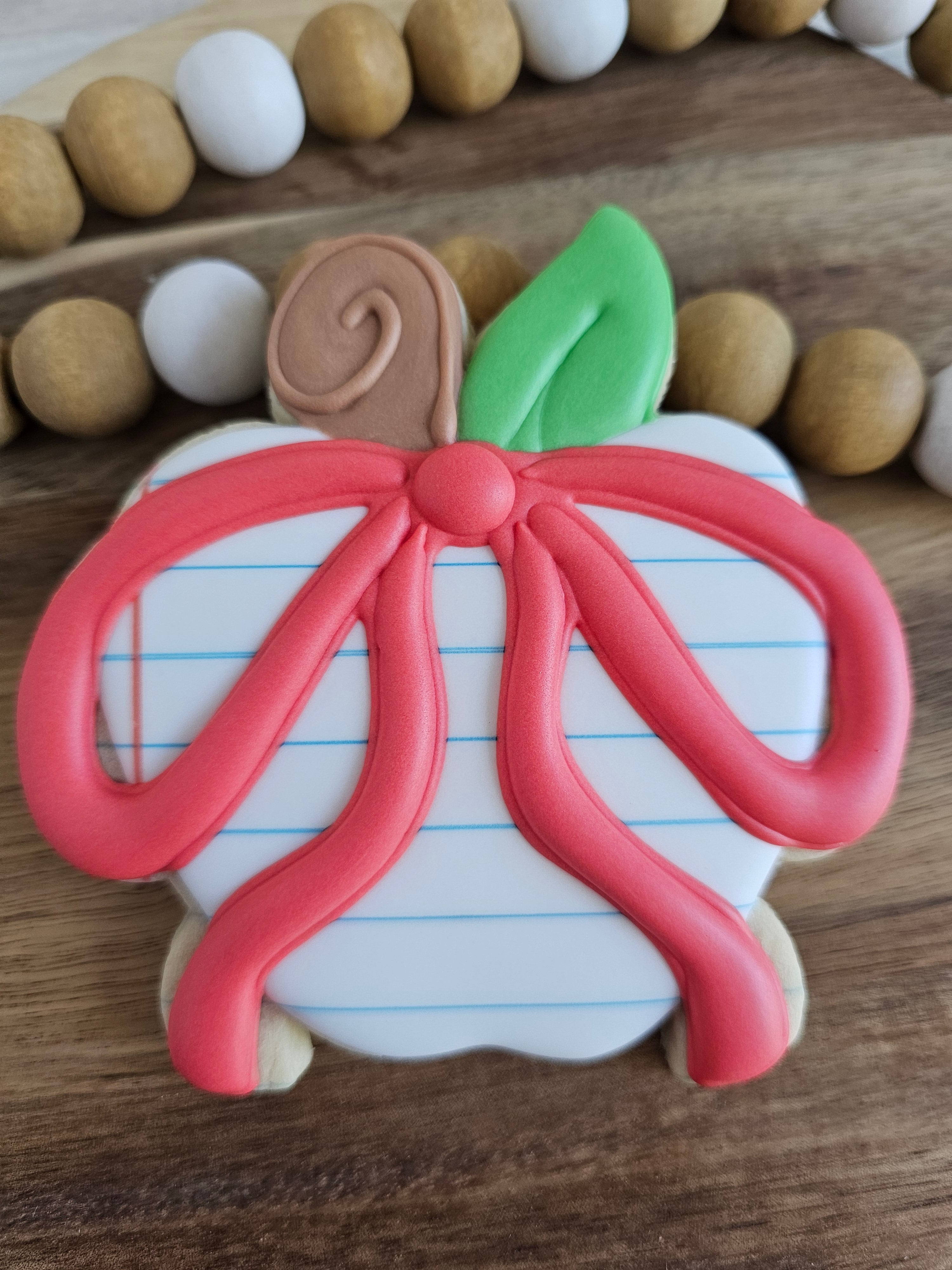 Single apple cookie